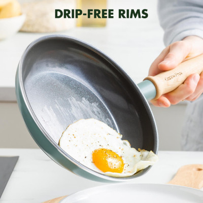 Сковорода GreenPan Mayflower, 20 см з керамічним покриттям, блакитна (CC001667-001) Винница - изображение 2