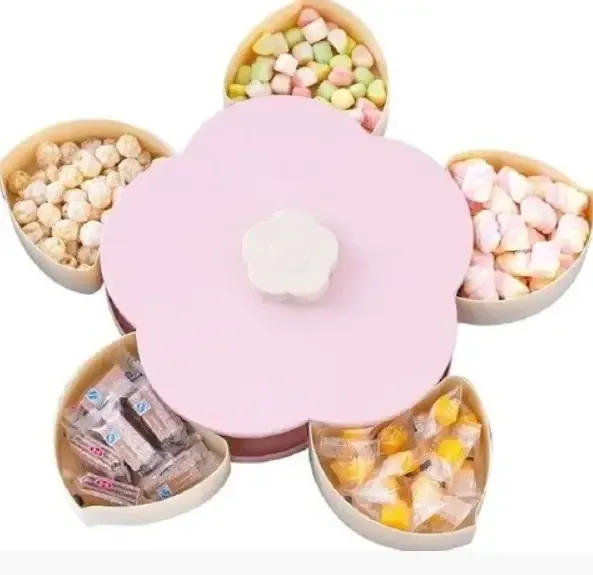 Коробка для сладостей Flowers Overflow Candy Box органайзер, розовая Полтава - изображение 1