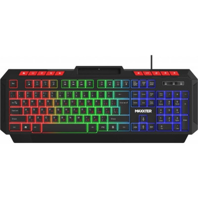 Клавиатура Maxxter KBG-UML-02B-UA USB UA Black (KBG-UML-02B-UA) Винница - изображение 1