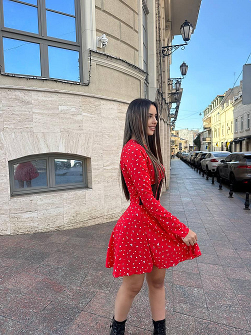 Женское мини платье в цветочном принте с имитацией корсета софт Одесса - изображение 3