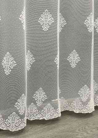 Тюль жаккард цвет молочный 1846т Киев