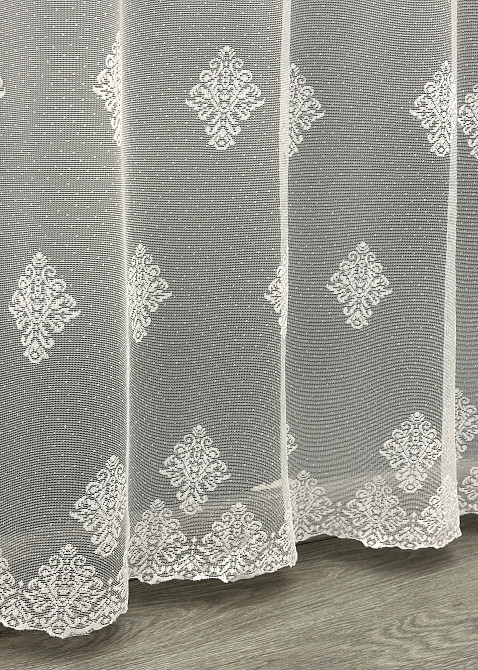Тюль жаккард цвет молочный 1846т Киев - изображение 5