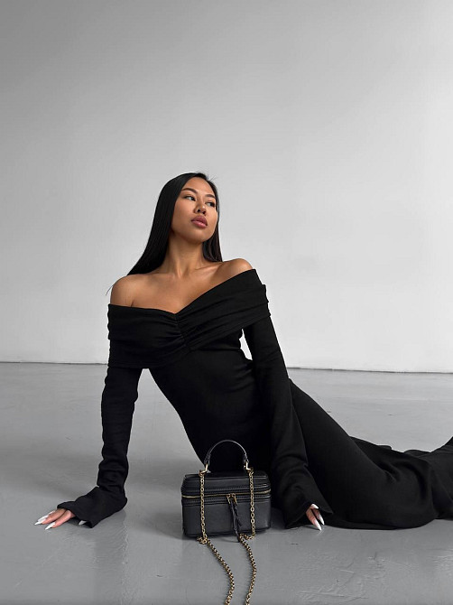 Женское вечернее платье двухстороннее ангора Одесса - изображение 5