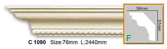 Карниз полиуретановый с орнаментом Gaudi Decor C 1090 Flexi Днепр