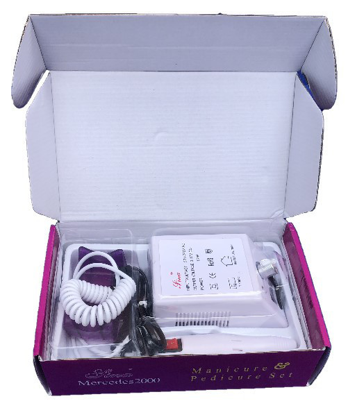 Фрезер для маникюра и педикюра Lina Mercedes 20000 оборотов/мин белый Киев - изображение 6