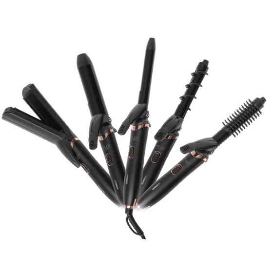 Випрямляч праска для короткого волосся, Ергономічна праска-випрямляч, Плойка вирівнювач GQ-42 Львів