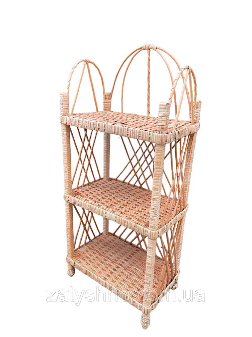 Етажерка плетеная на 3 полки Киев - изображение 3