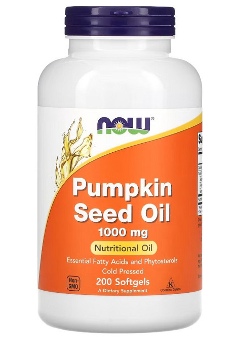 Тыквенное масло (Pumpkin Seed Oil) 1000 мг 100 капсул Киев - изображение 3