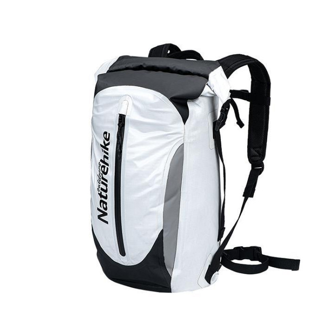 Рюкзак водонепроникний Naturehike NH20FSB01, 500D PVC, 30 л, білий Київ - фото 1