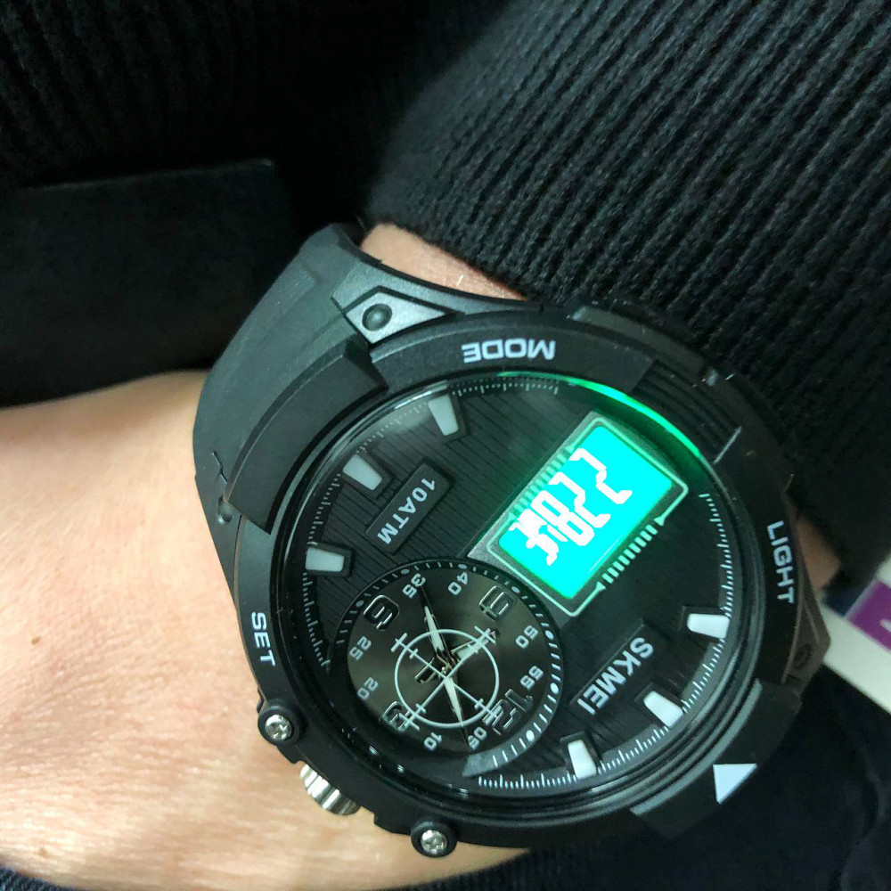 Стильні статусні наручні годинники стрілочні SKMEI 1761BKWT, Класичні годинники на руку для чоловіків HG-45 Івано-Франківськ - фото 1