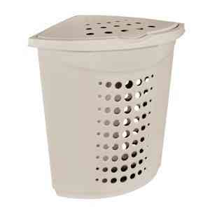 Кошик для білизни 45л кутовий крем Алеана Житомир
