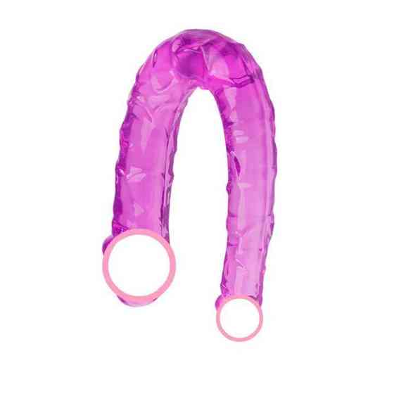 Двосторонній фалоімітатор "Sex Talent Double Dong" - Рожевий Вінниця