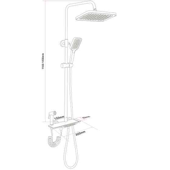 Душова система Globus Lux GAMMA GLGM-3002 (000031789) Київ