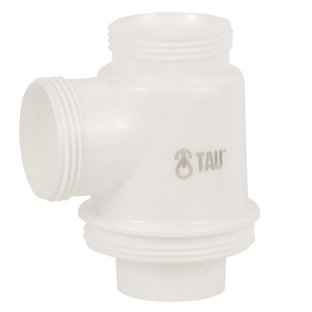 TAU Сифон для раковины с выпуском из нерж. стали выводом под стир. машину и гибким отводом 1½"× Киев - изображение 4