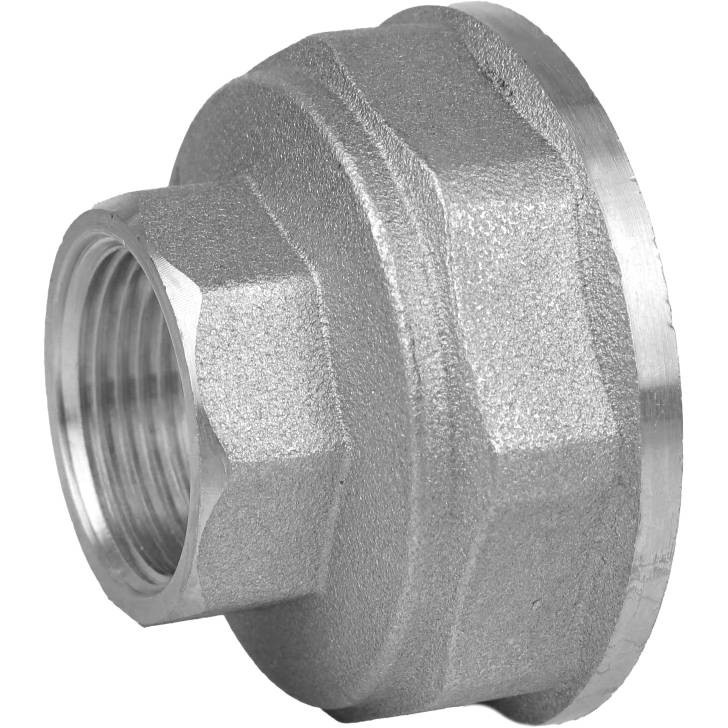 Муфта редукційна 2″х 1″ВВ нікельована восьмигранна А0339А(нк) Тернопіль - фото 1