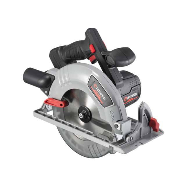 Пила дискова акумуляторна INTERTOOL WT-0371,20 В, 4500 об/хв, кут 90°-45°, диск 190×20 мм, без ЗП та АКБ - працює без мережі Львів - фото 10