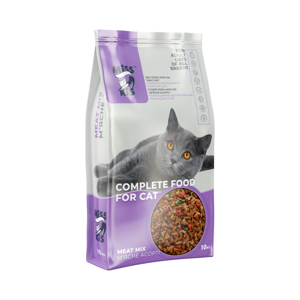 Сухой корм для кошек Мис Кис Мясное ассорти (1 кг на развес) Винница - изображение 4