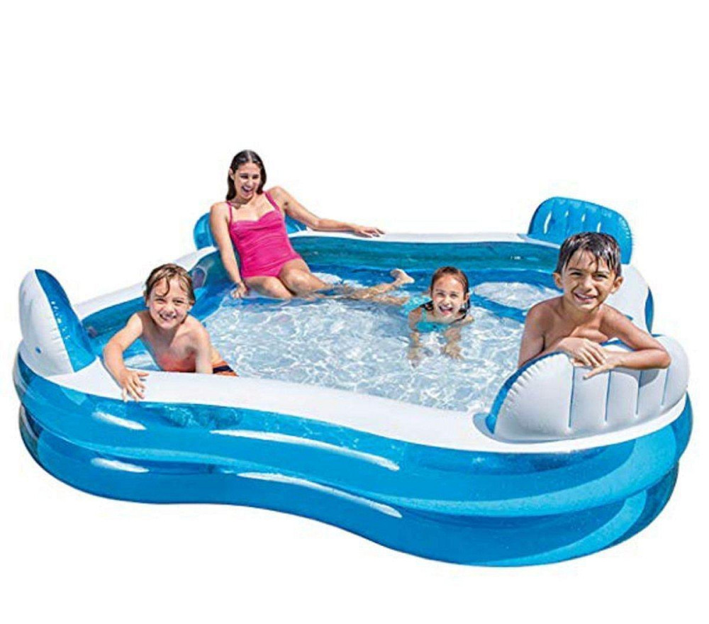 Бассейн надувної Intex 56475 сім'я з сидіннями 229x229x66 см Чернигов - изображение 3