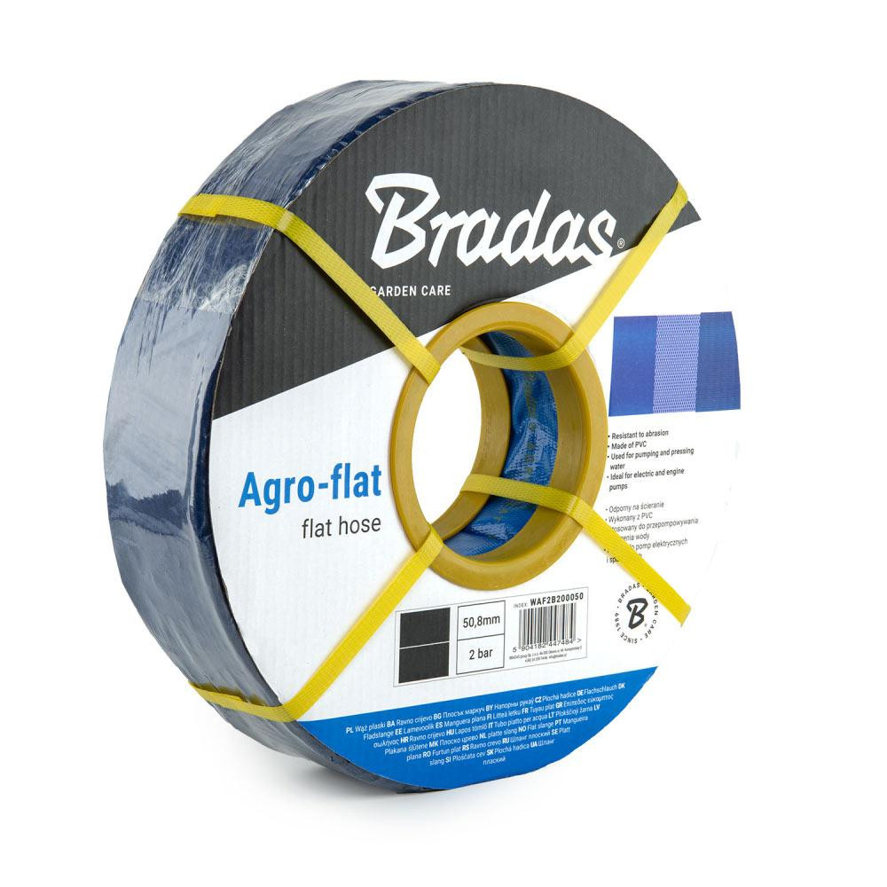 Шланг плаский AGRO-FLAT 2 BAR 2" – 100м (блакитний), WAF2B200100 Київ - фото 3