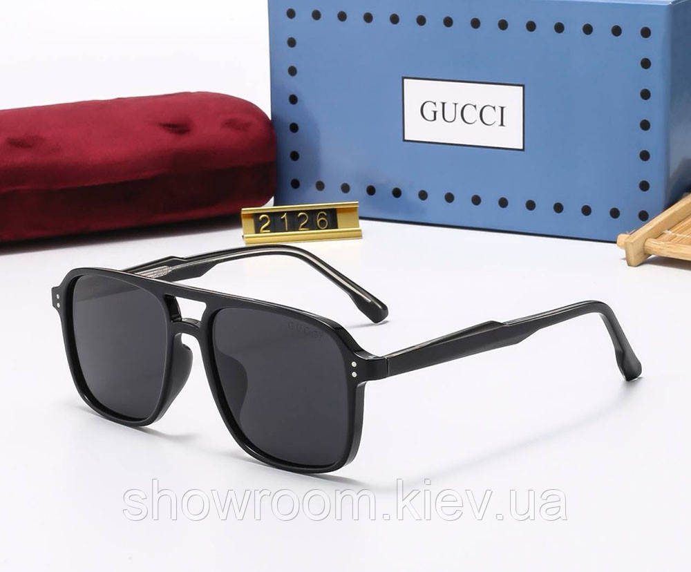 Чоловічі зручні сонцезахисні окуляри GG (10047) Київ - фото 1