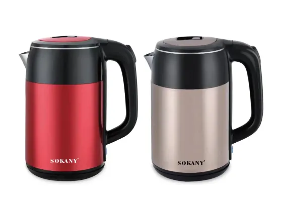Електричний чайник Sokany SK-SH-1051 2000 Вт, 2.5 л, авто відключення, індикатор рівня води, фільтр Київ