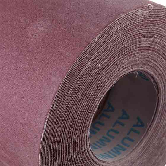 Шкурка шліфувальна, тканинна основа, К150, 200 мм × 50 м INTERTOOL BT-0722 Київ