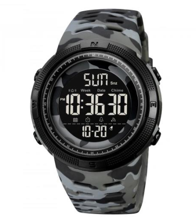 Годинник наручний SKMEI 2070CMGYBK, GRAY CAMO-BLACK, 9786 Дніпро