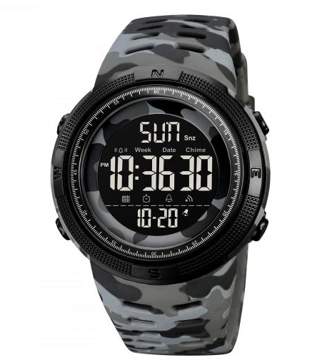 Годинник наручний SKMEI 2070CMGYBK, GRAY CAMO-BLACK, 9786 Дніпро - фото 1