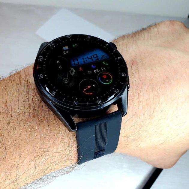 Мужские наручные умные часы Hoco Y9 (Чёрный) Винница - изображение 8