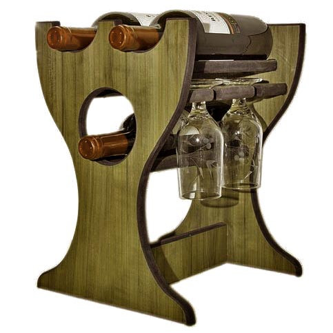 Настольная винная полка 