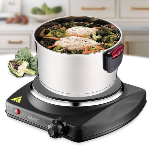 Електроплита настільна 1200W 1 пальник MR-773-1 Маестро Житомир - фото 2