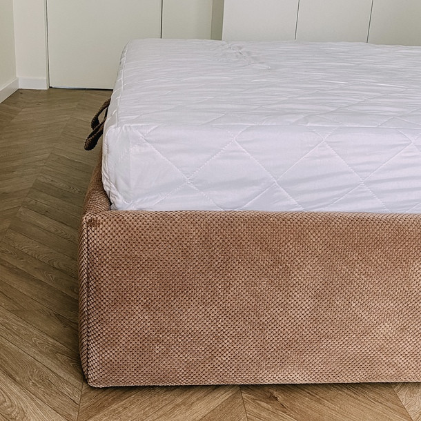 Наматрацник  з бортами, «Lelit», Мікрофібра, Білий, 90/200/20. Київ - фото 2