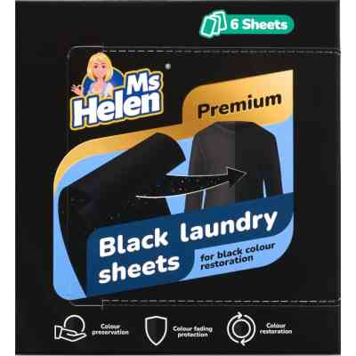 Салфетки для стирки Ms Helen Для обновления черного цвета 6 шт. (4820281850172) Винница