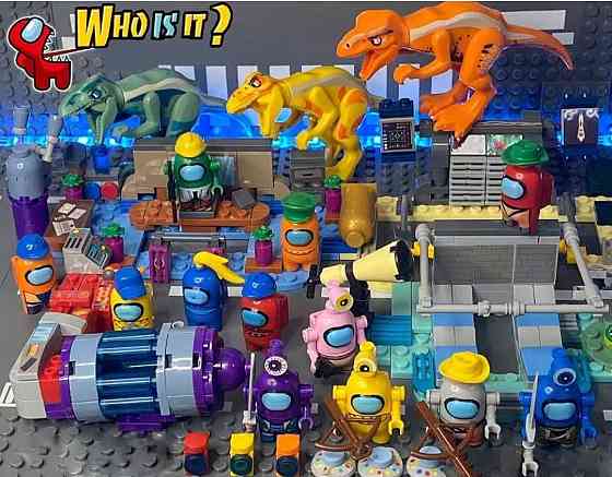 Величезний Лего Амонг Ас проти динозаврів, 692 деталі. Київ