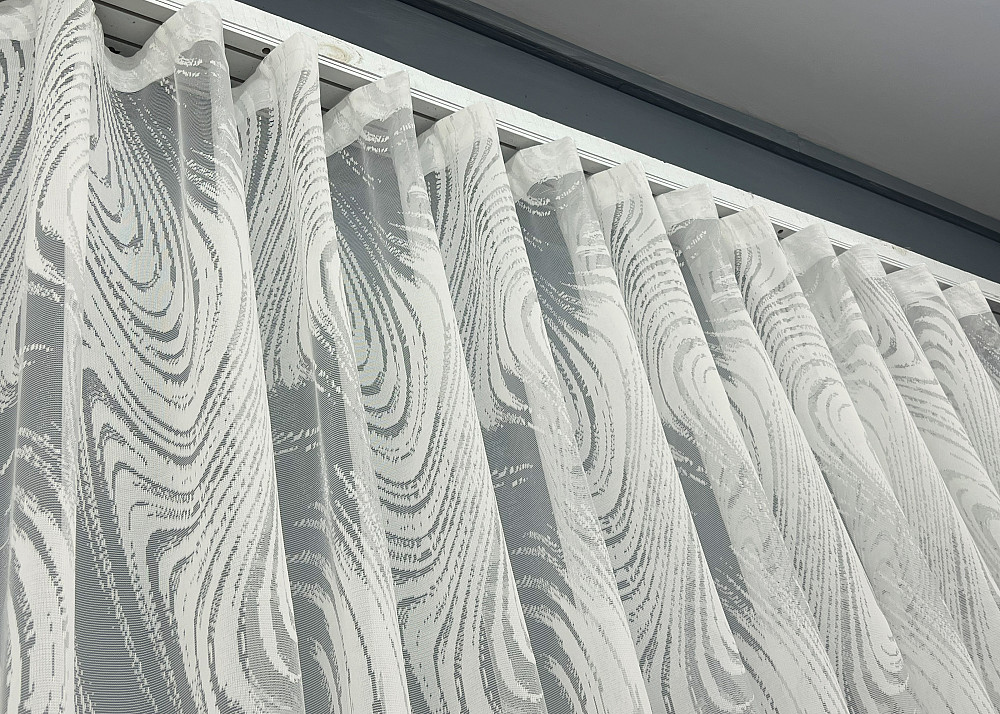 Тюль жаккард цвет молочный 1996т Киев - изображение 5