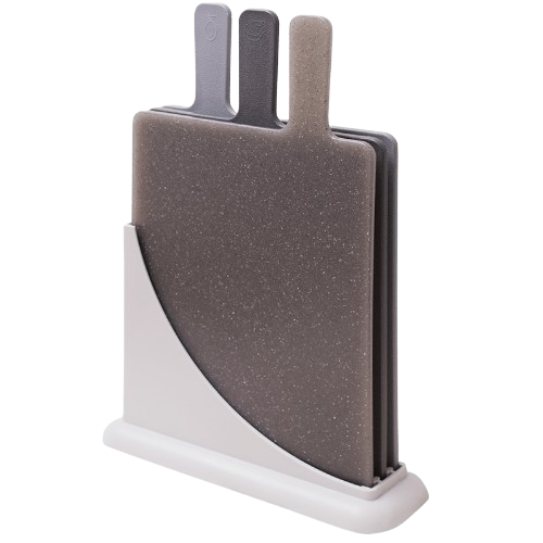 Набір дошок кухонних 24*8*35см (3 дошки) пластик сірий 169079 Алеана Житомир - фото 1