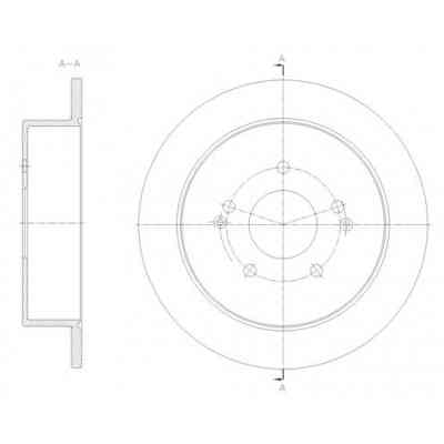 Тормозной диск REMSA 62096.00 Винница