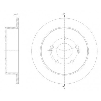 Гальмівний диск REMSA 62096.00 Вінниця - фото 1