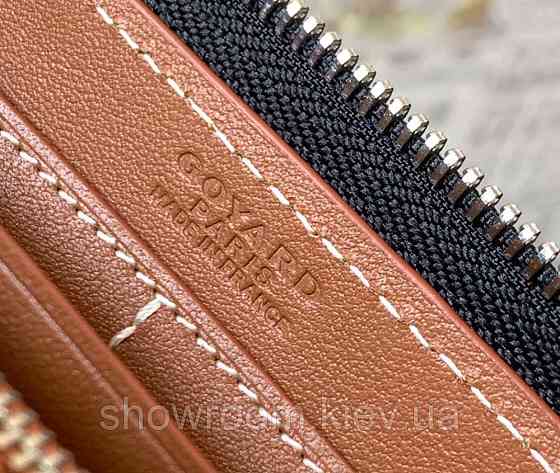 Гаманець на змійці Goyard (094) brown Lux Київ
