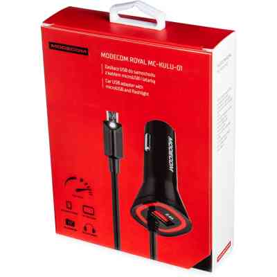 Зарядний пристрій Modecom USB 2.4A + cable Micro USB Royal KULU-01 (ZT-MC-KULU-01) Вінниця