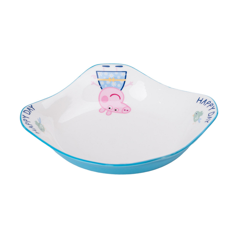 Фарфоровая глубокая квадратная тарелка для детей 350 мл HP-15-16 Киев - изображение 3