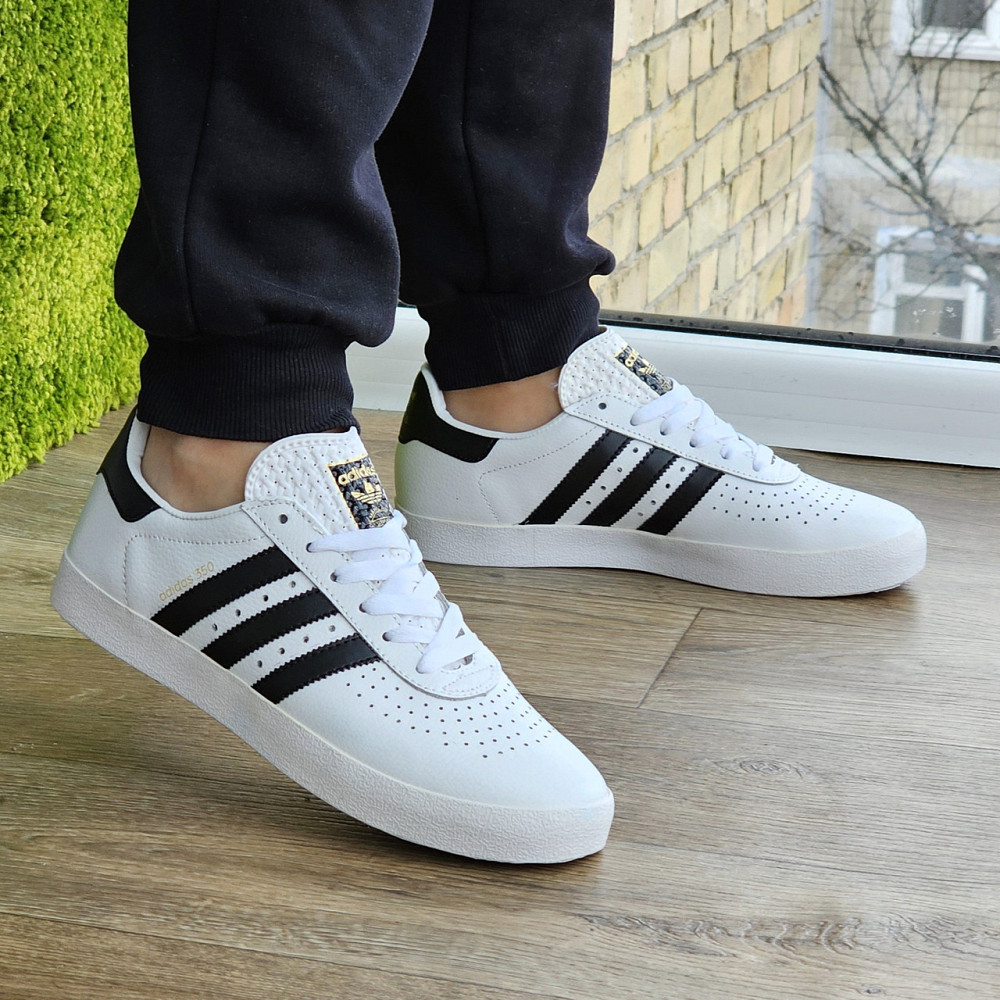 Кросівки Adidas 350 Чоловічі Superstar Білі Адідас Суперстар (розміри: 41,42,43,44,45) Відео Огляд Дніпро - фото 5