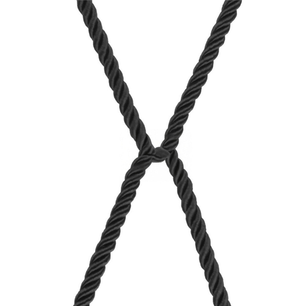 Мотузка - Rebellion Reign Black Bondage Rope, 10 м Sex Aura Київ - фото 7
