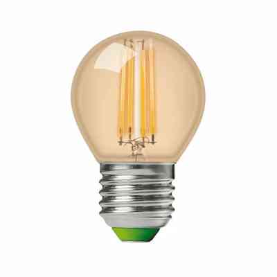 Лампочка Eurolamp LED G45 5W 530 Lm E27 4000K deco 2шт (MLP-LED-G45-05274(Amber)) Винница