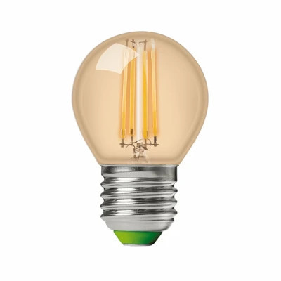 Лампочка Eurolamp LED G45 5W 530 Lm E27 4000K deco 2шт (MLP-LED-G45-05274(Amber)) Вінниця - фото 2