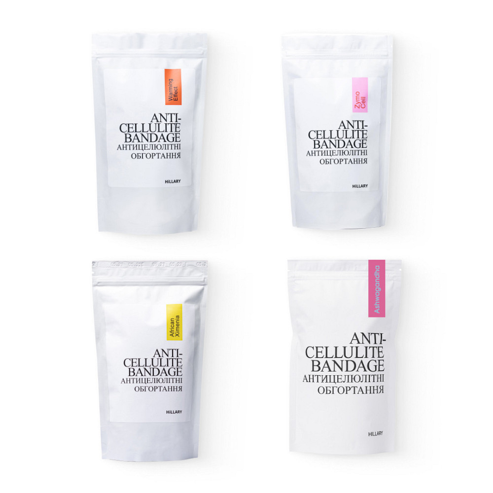 Набір антицелюлітних розігрівальних обгортань Hillary Heating Anti-Cellulite Wrap Set Київ - фото 1