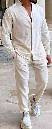 Опт і трояндниця! Лляний літній чоловічий костюм є кольори. Київ