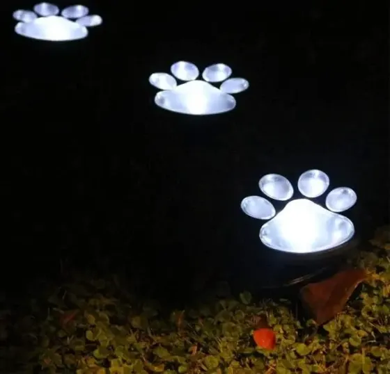 Светильник Solar Paw Print Lights на солнечной батарее 4 шт Коломия