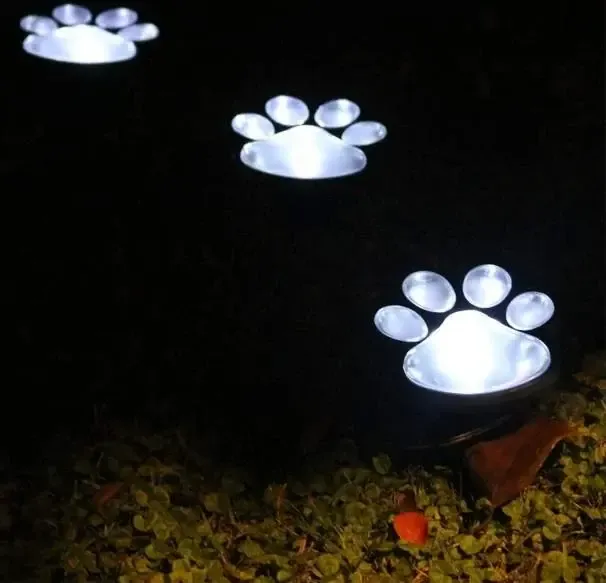 Светильник Solar Paw Print Lights на солнечной батарее 4 шт Коломия - фото 3