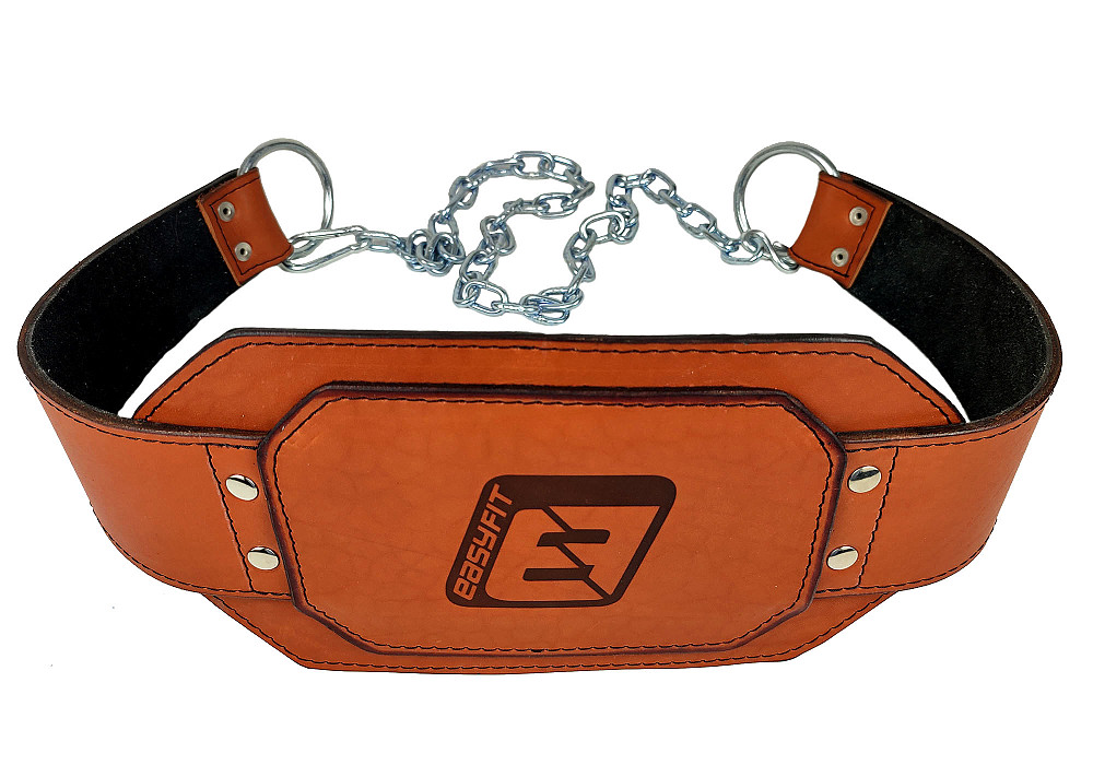 EasyFit Пояс для обтяжень EasyFit (шкіра) до 250 кг коричневий Коломыя - изображение 1